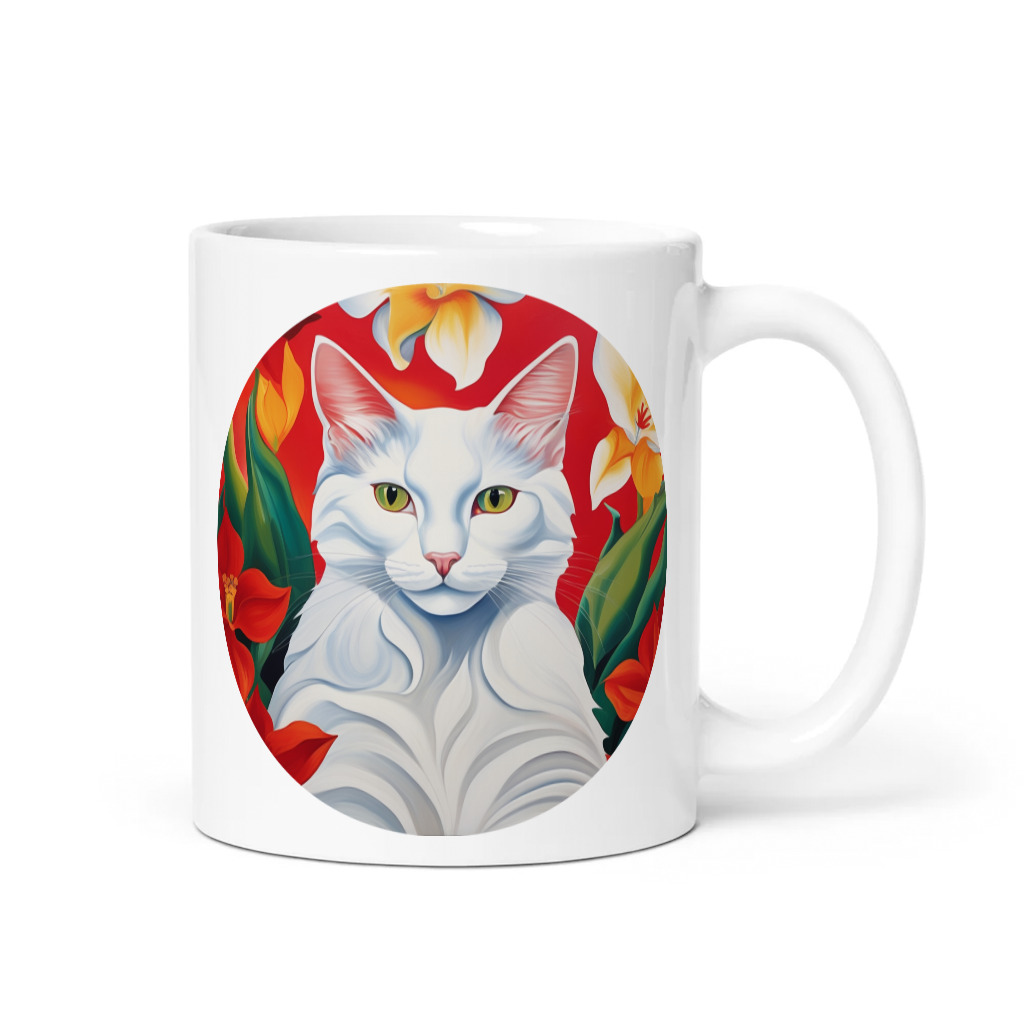 PugMug Custom White Companion Cat Mug