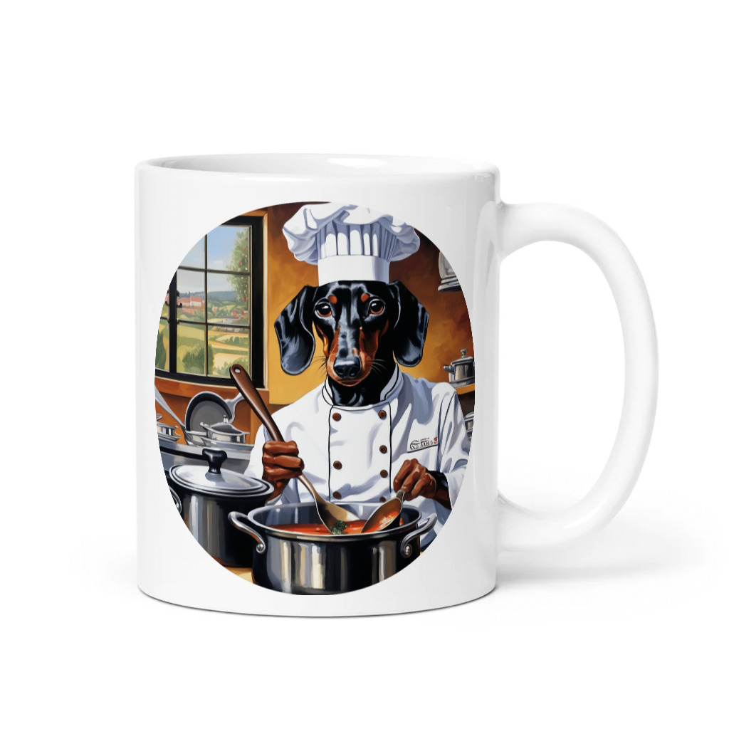 PugMug Custom Black Dachshund Mug