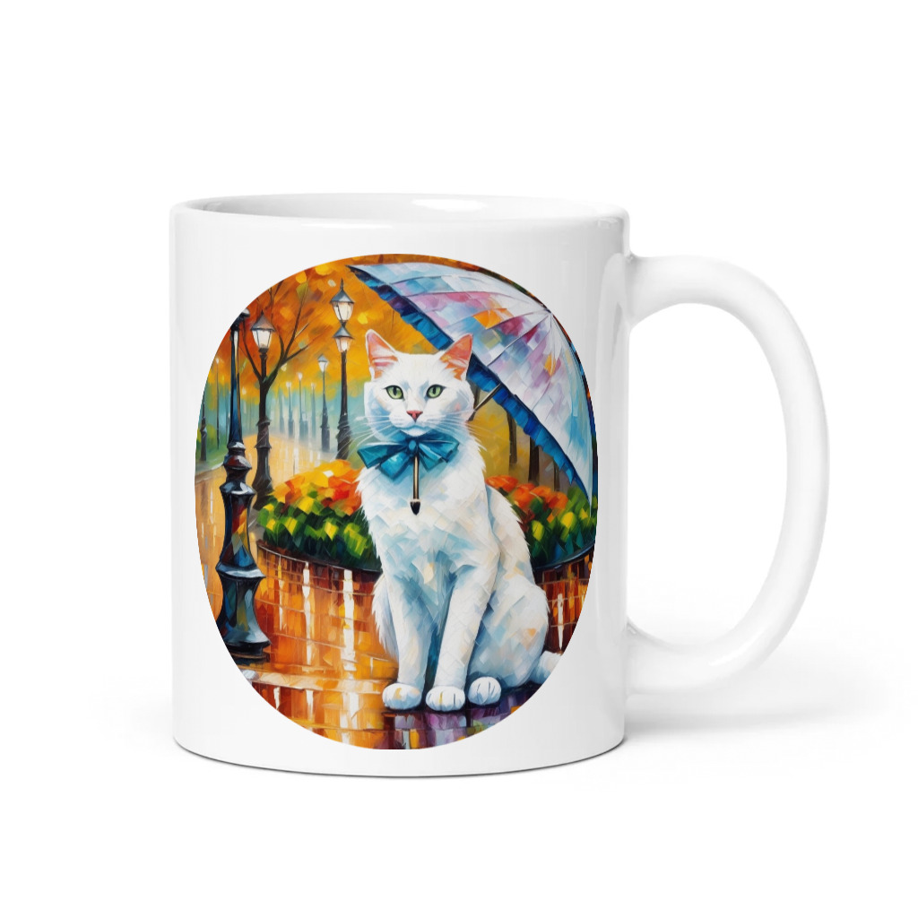 PugMug Custom White Companion Cat Mug