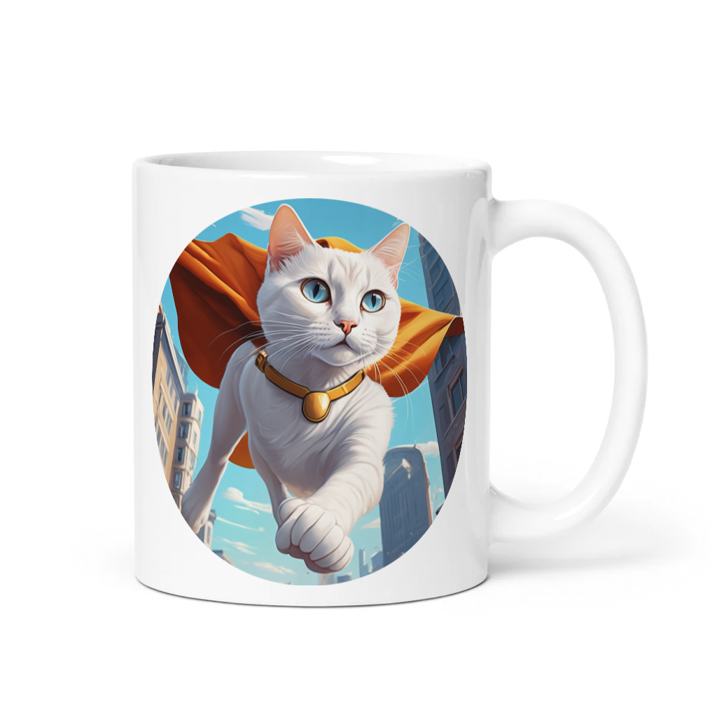 PugMug Custom White Companion Cat Mug