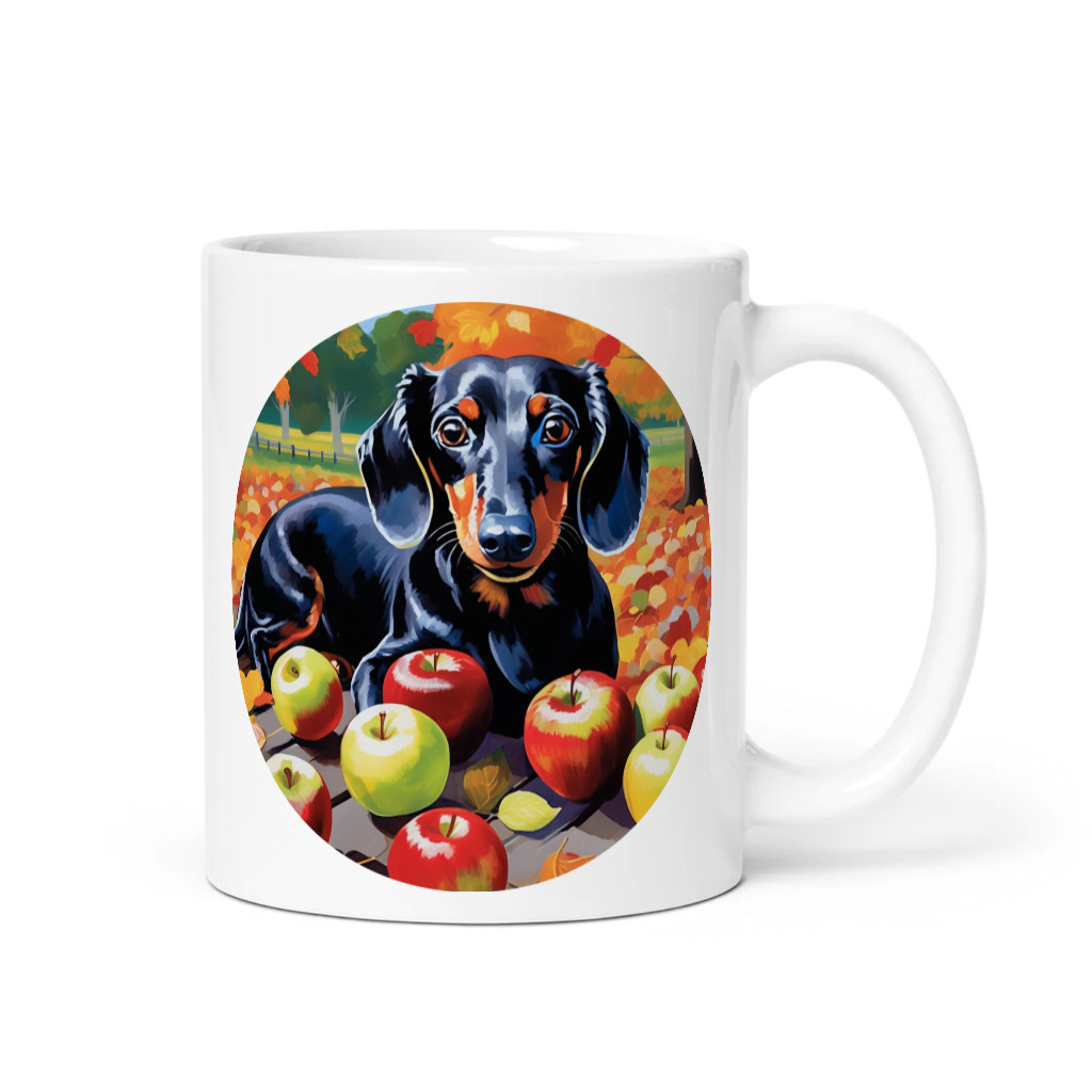 PugMug Custom Black Dachshund Mug