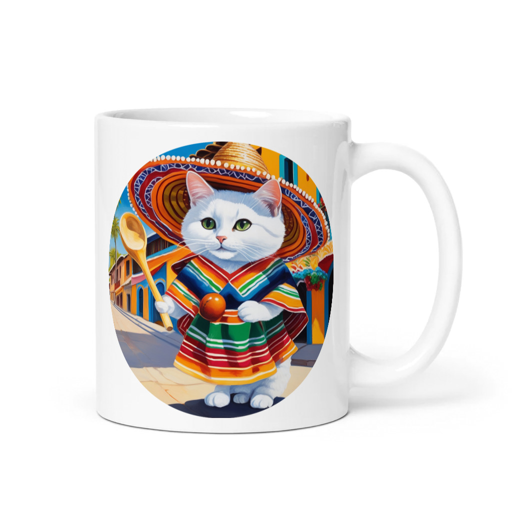 PugMug Custom White Companion Cat Mug