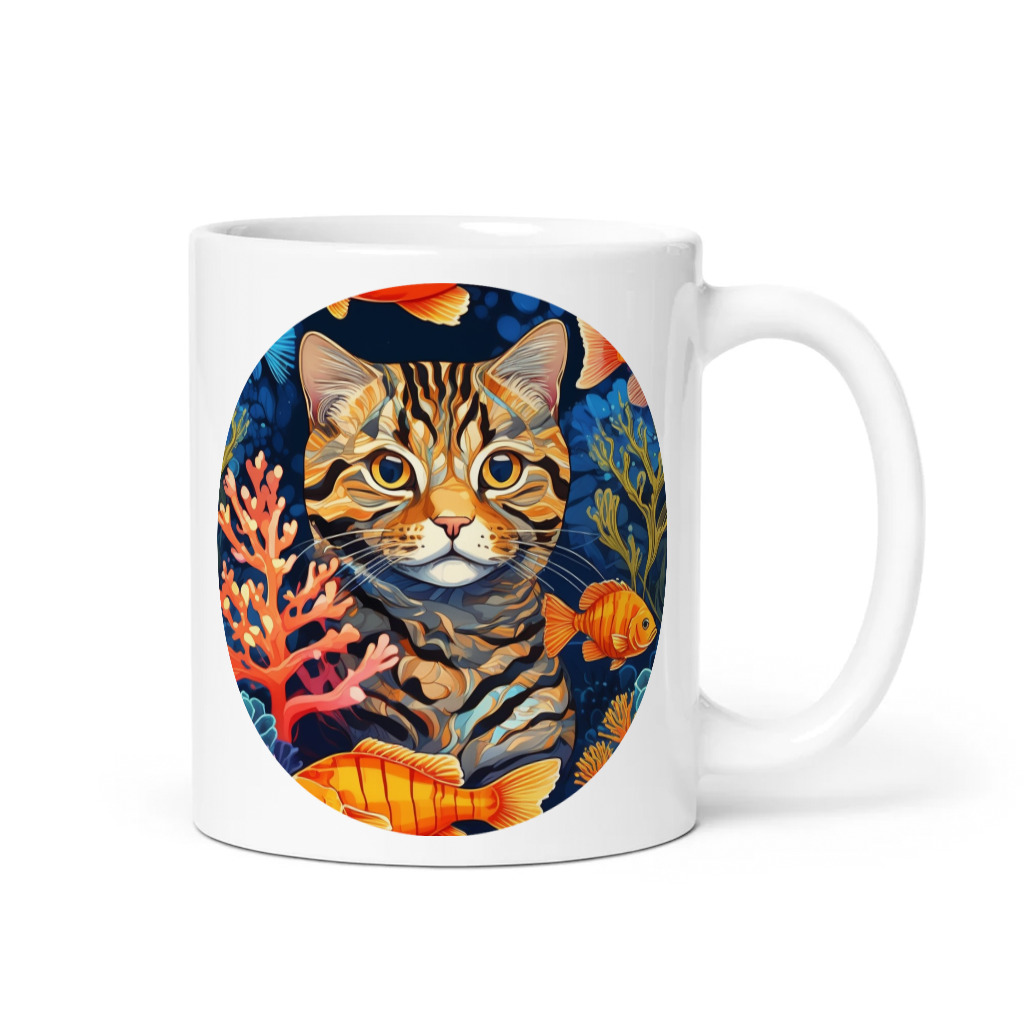 PugMug Custom Tabby Scottish Fold Cat Mug