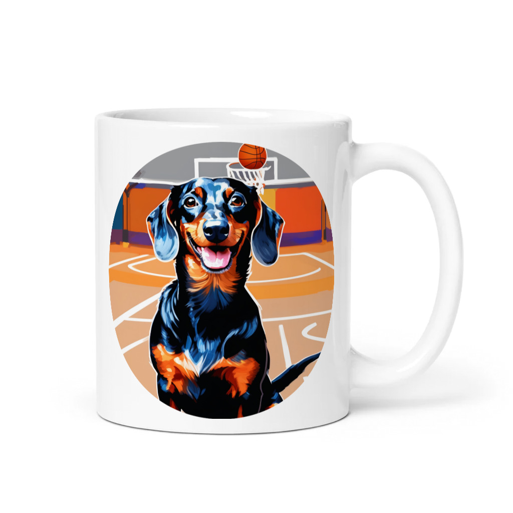 PugMug Custom Black Dachshund Mug