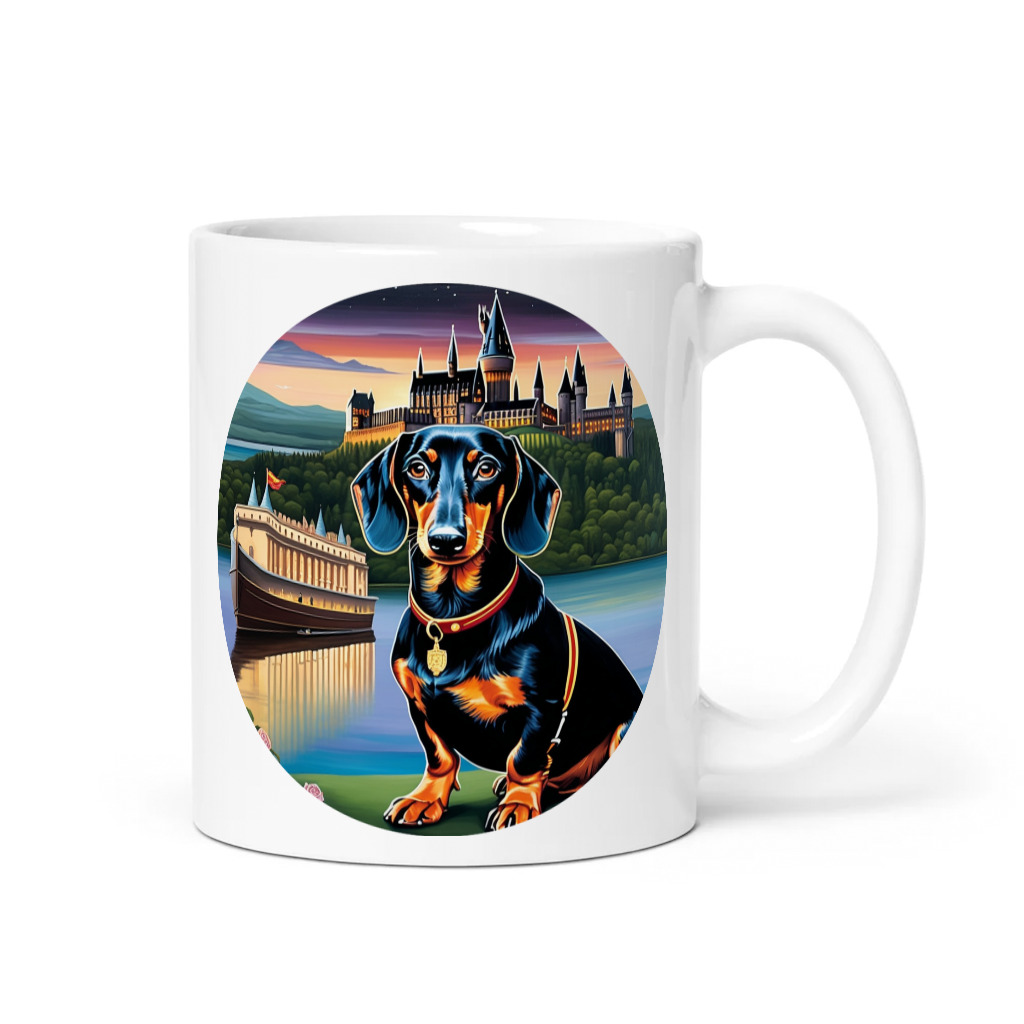 PugMug Custom Black Dachshund Mug