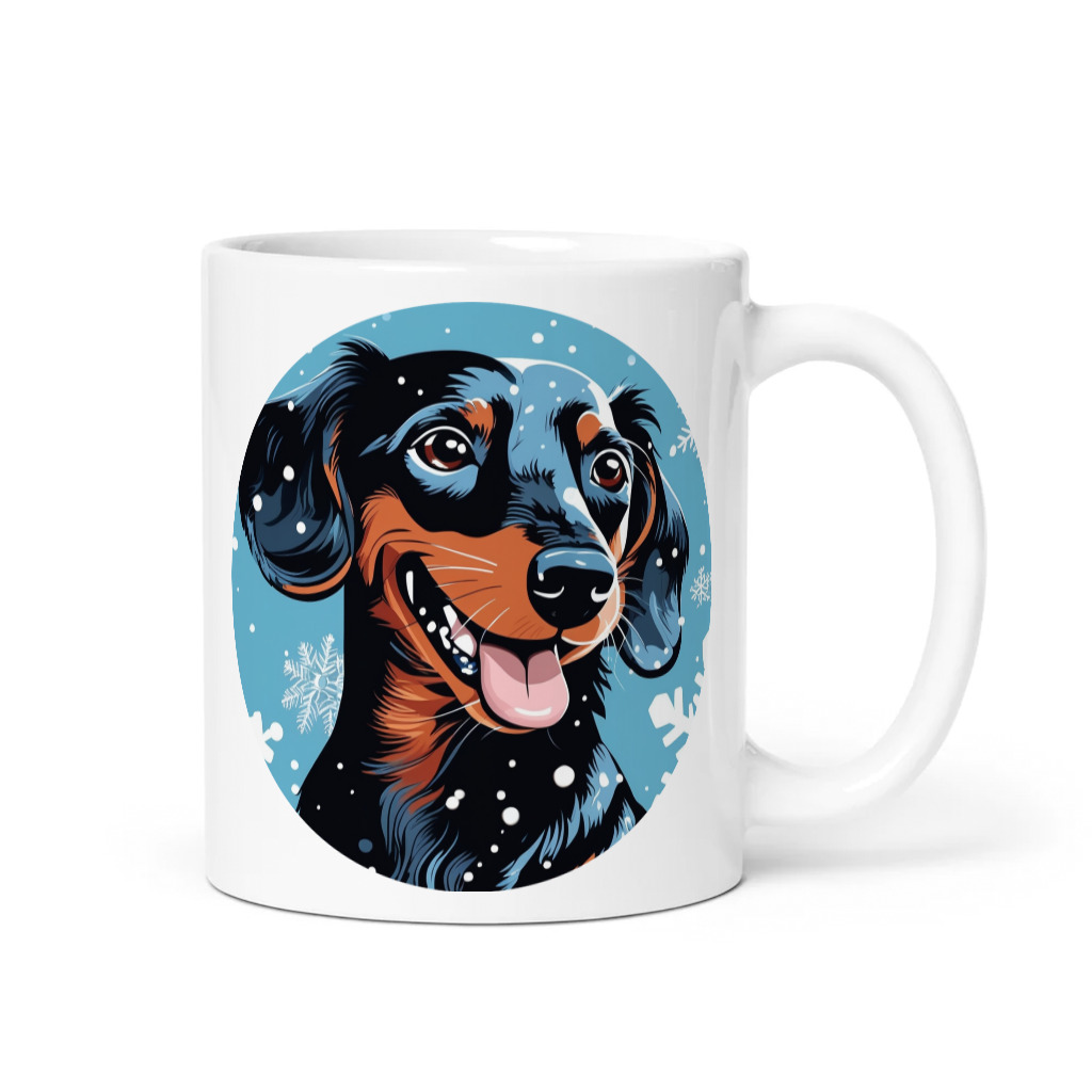 PugMug Custom Black Dachshund Mug
