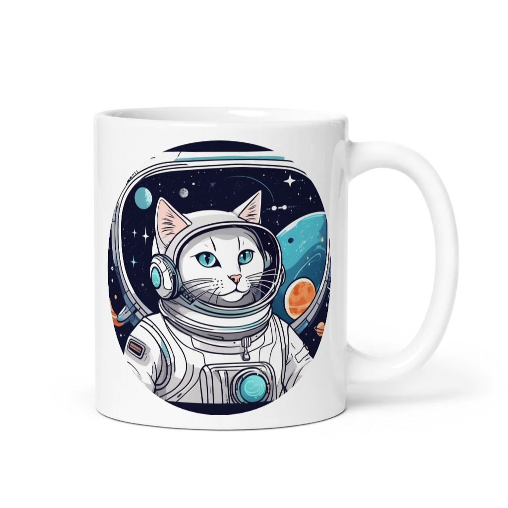 PugMug Custom White Companion Cat Mug