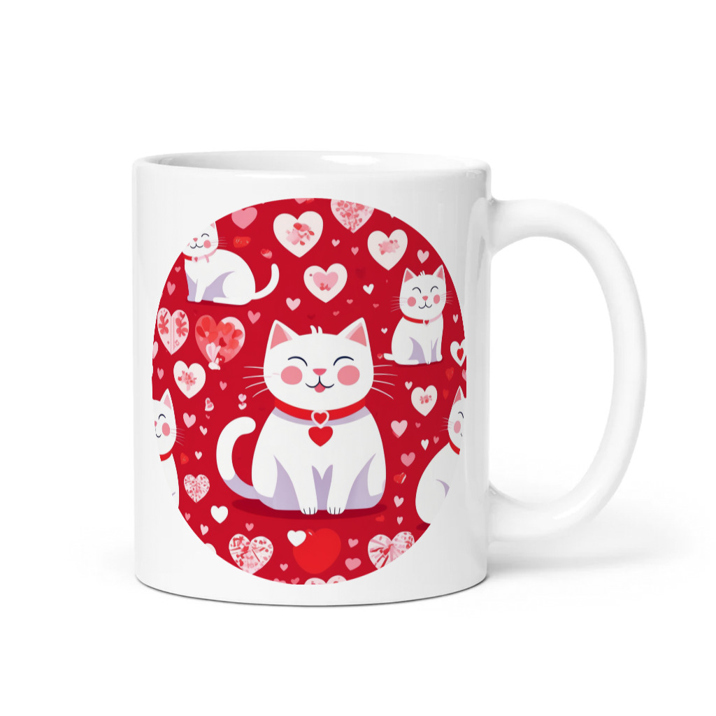 PugMug Custom White Companion Cat Mug