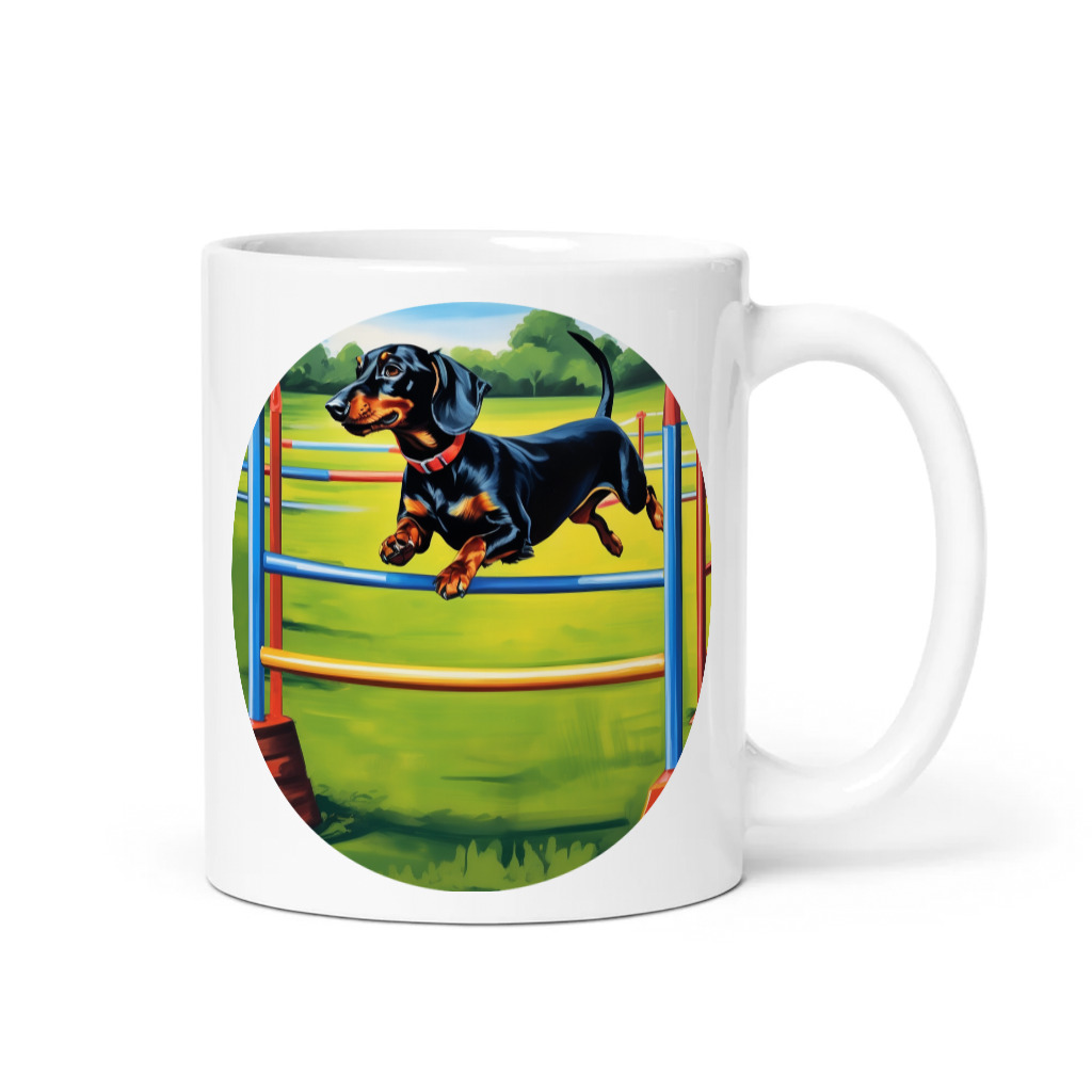 PugMug Custom Black Dachshund Mug