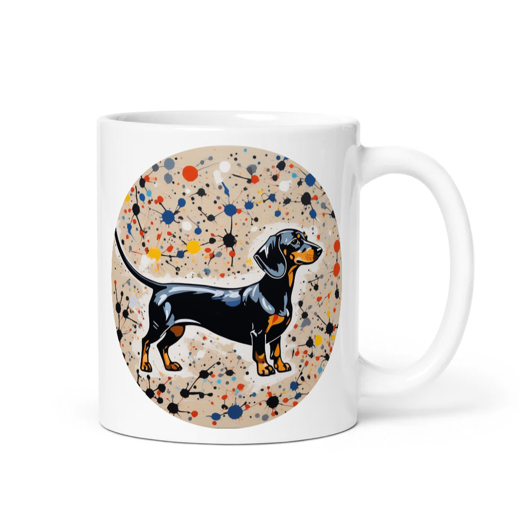 PugMug Custom Black Dachshund Mug