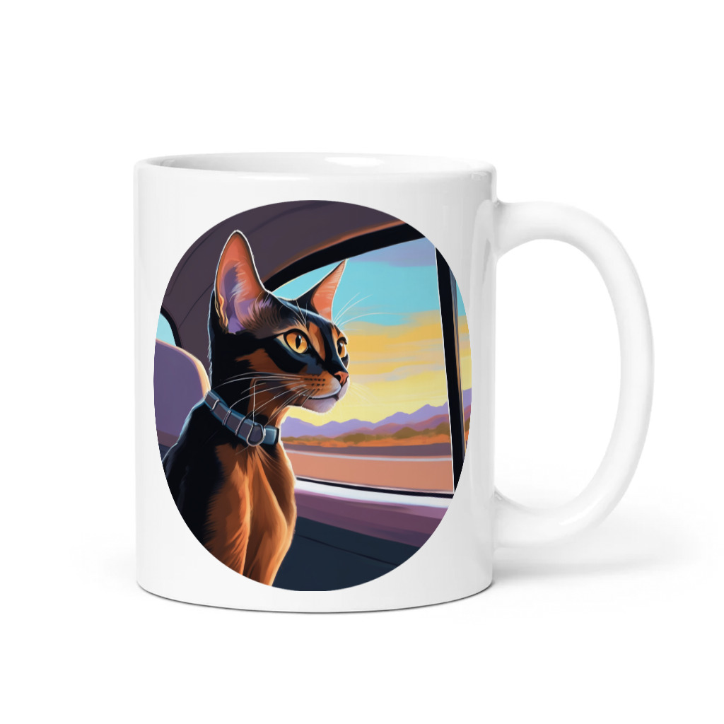 PugMug Custom Black Abyssinian Cat Mug