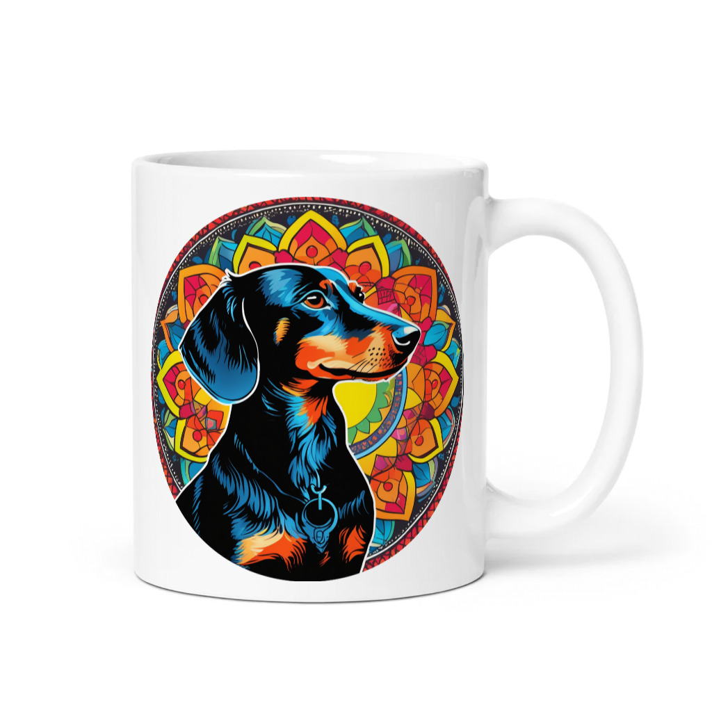 PugMug Custom Black Dachshund Mug