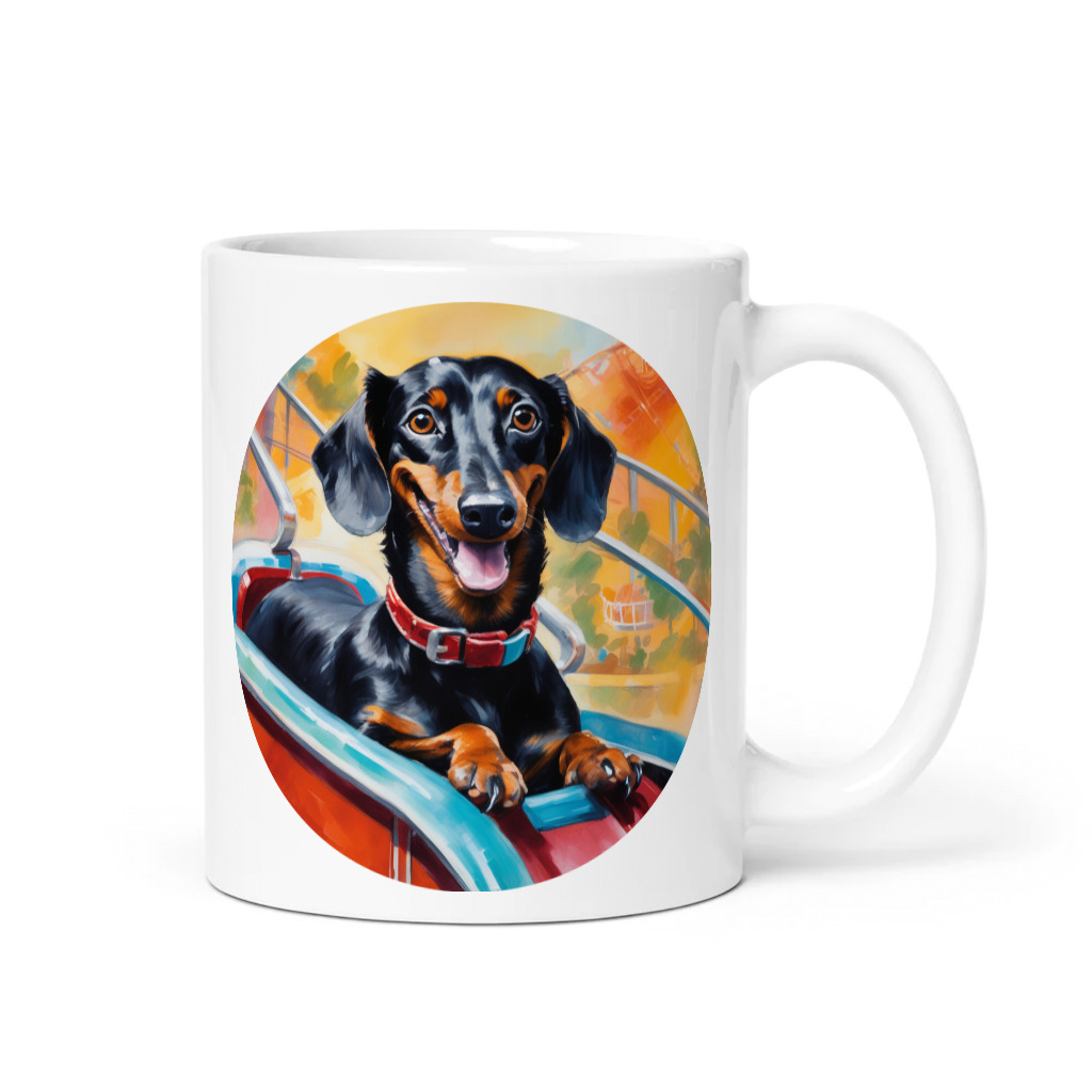 PugMug Custom Black Dachshund Mug