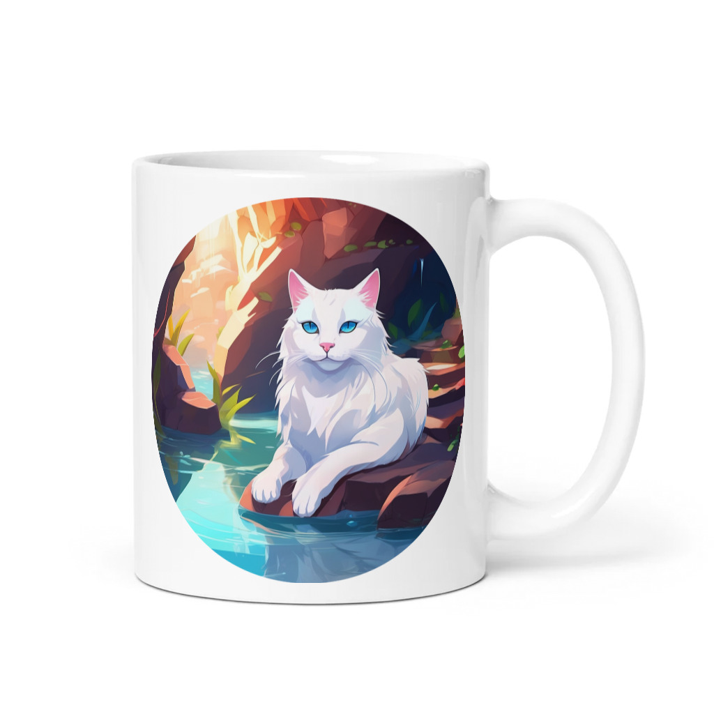 PugMug Custom White Companion Cat Mug