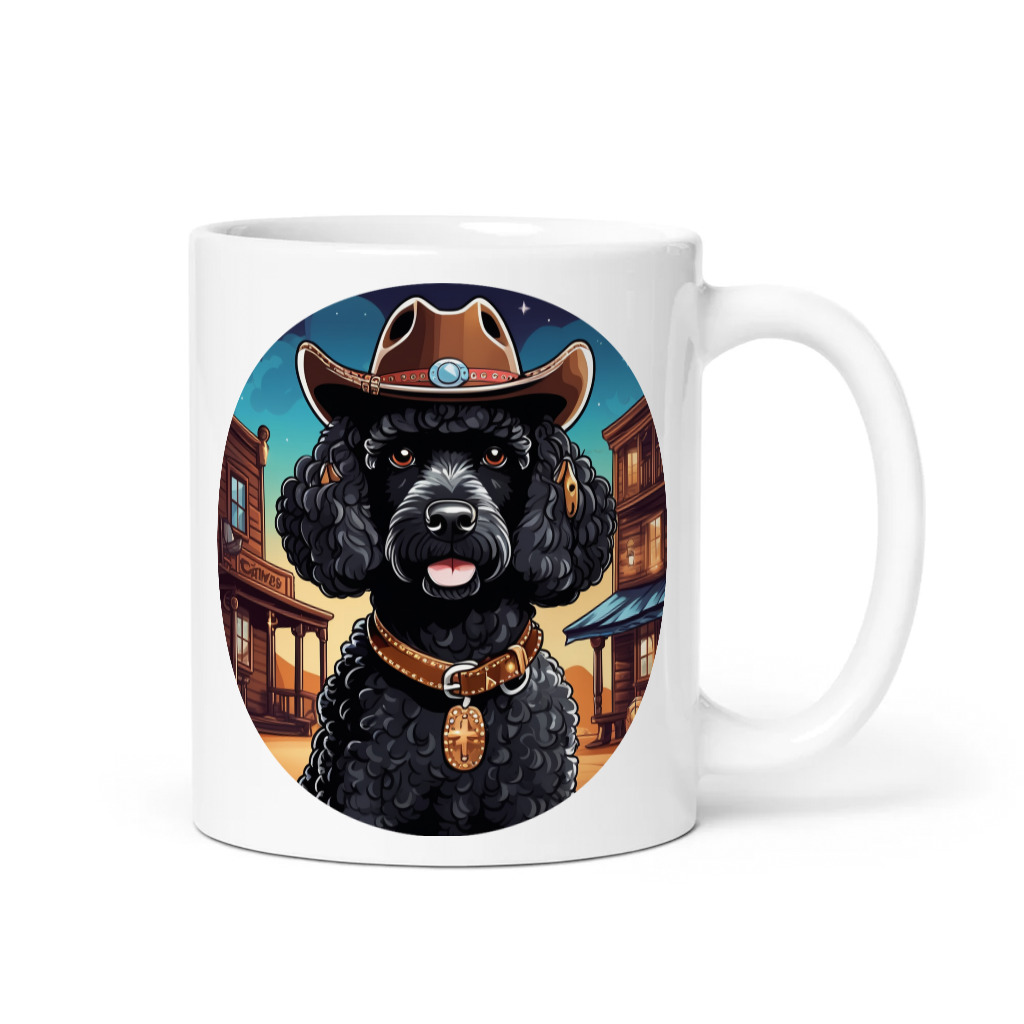 PugMug Custom Black Poodle Mug