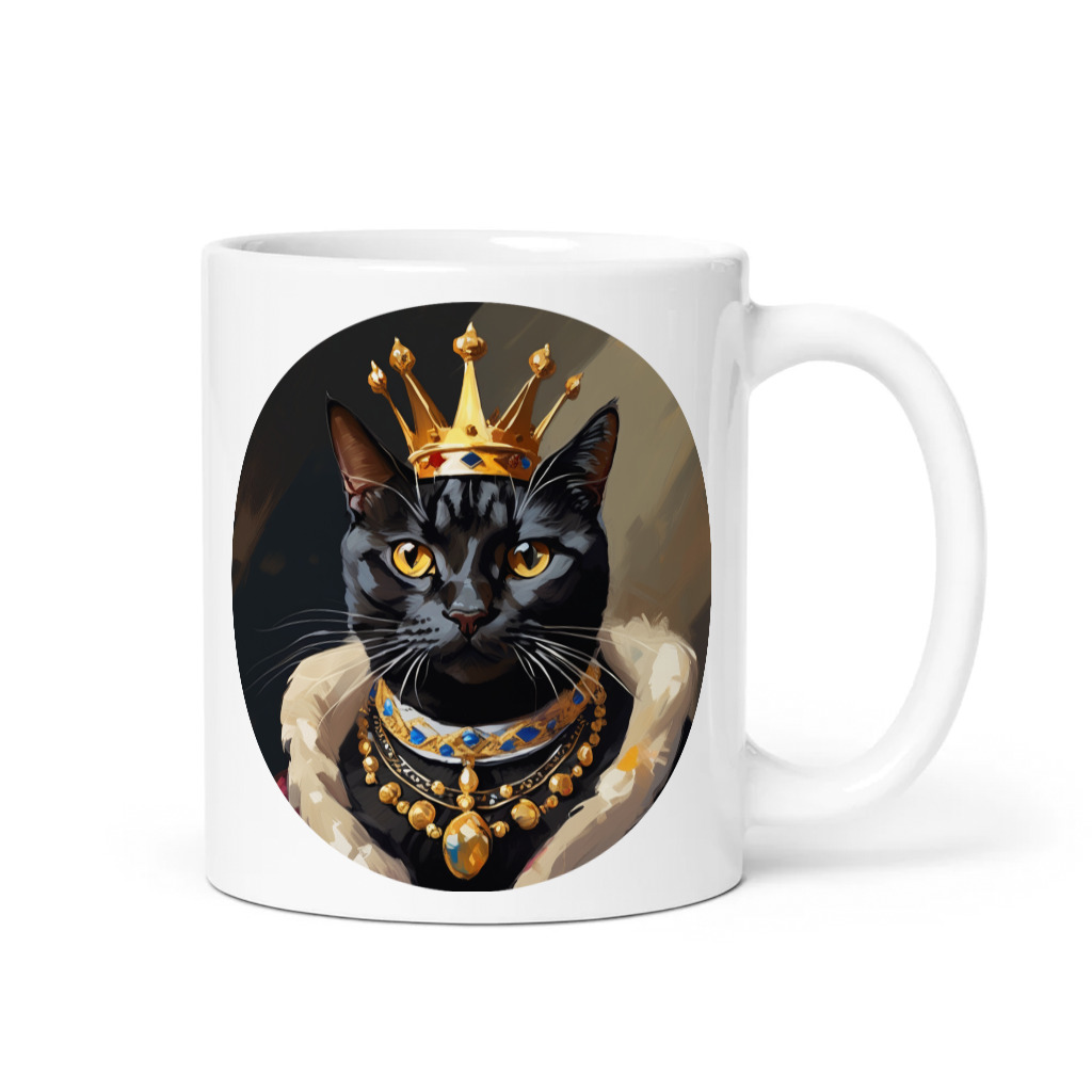 PugMug Custom Black American Shorthair Cat Mug