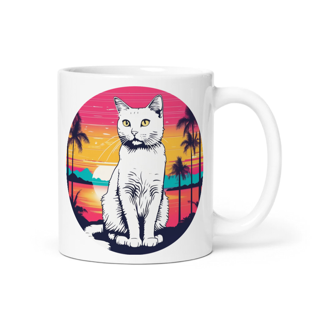 PugMug Custom White Companion Cat Mug
