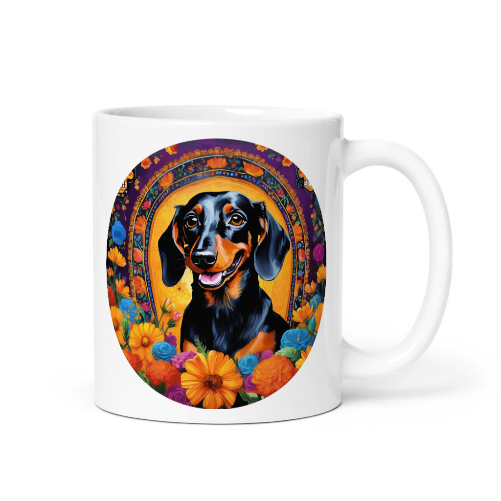 PugMug Custom Black Dachshund Mug