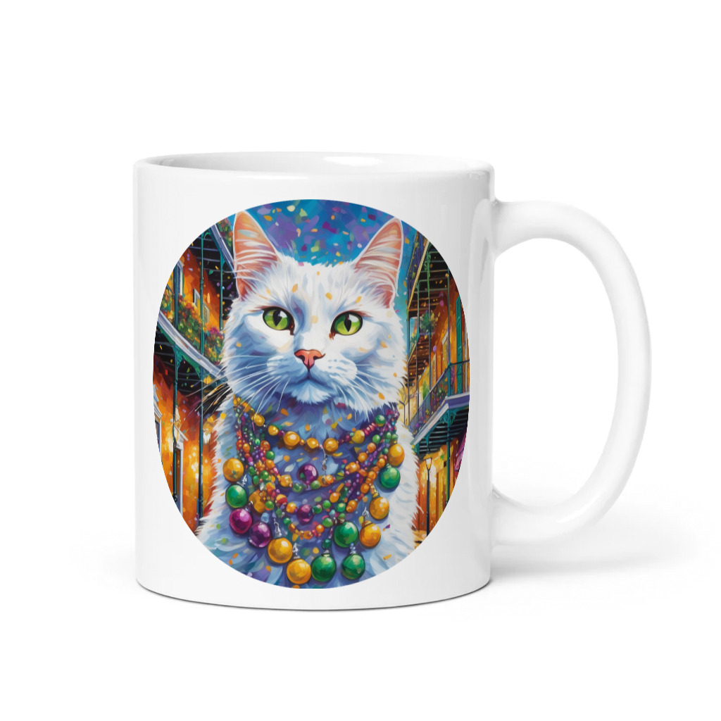 PugMug Custom White Companion Cat Mug