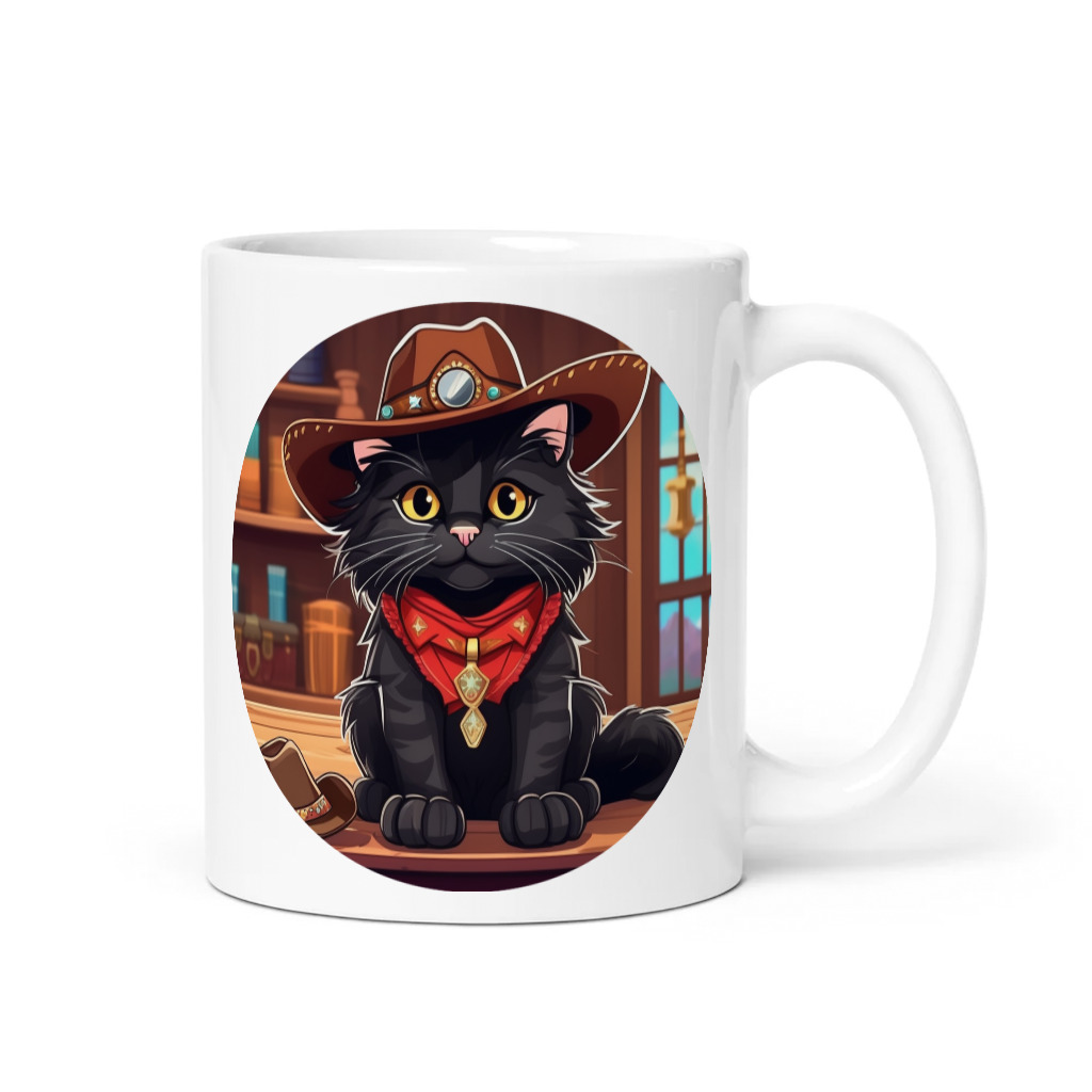 PugMug Custom Black Maine Coon Cat Mug