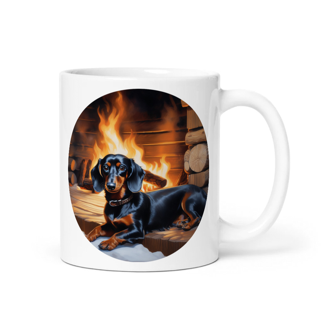 PugMug Custom Black Dachshund Mug