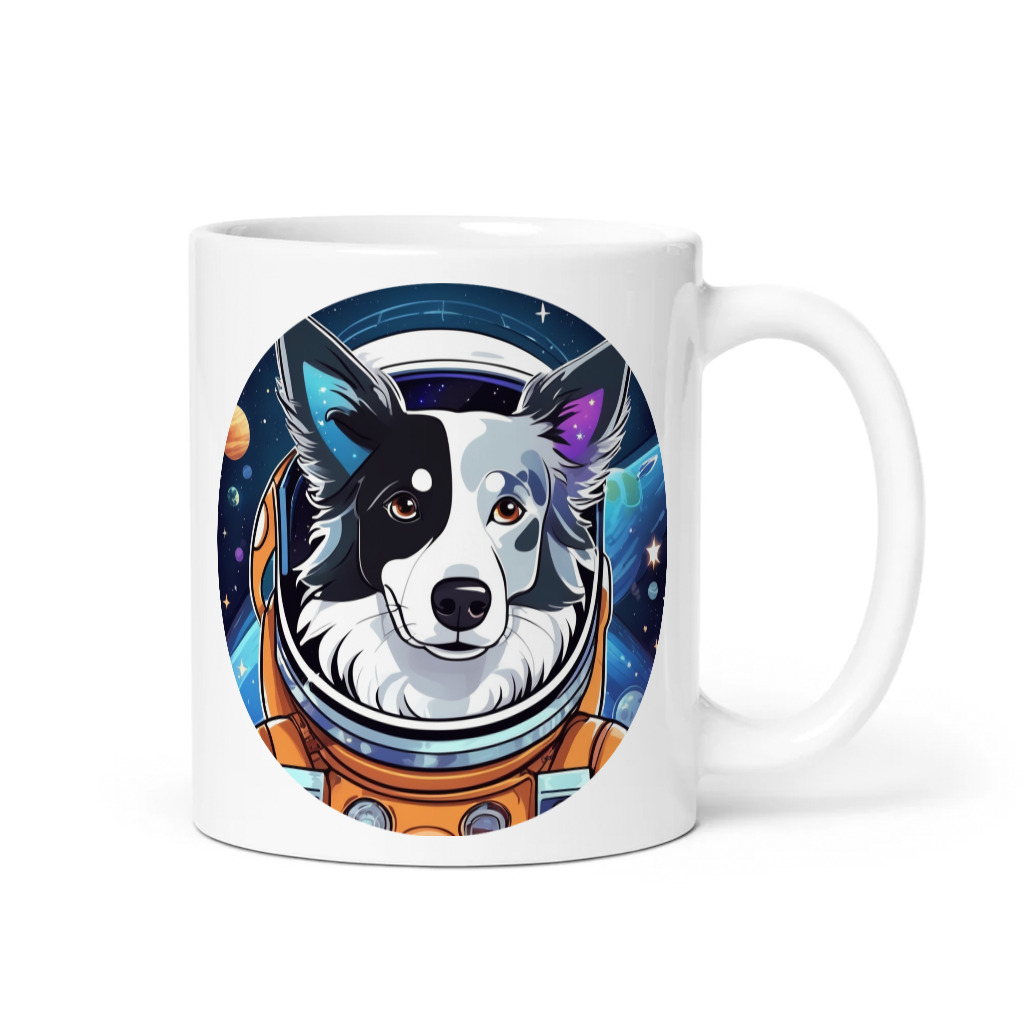 PugMug Custom Blue Merle Border Collie Mug