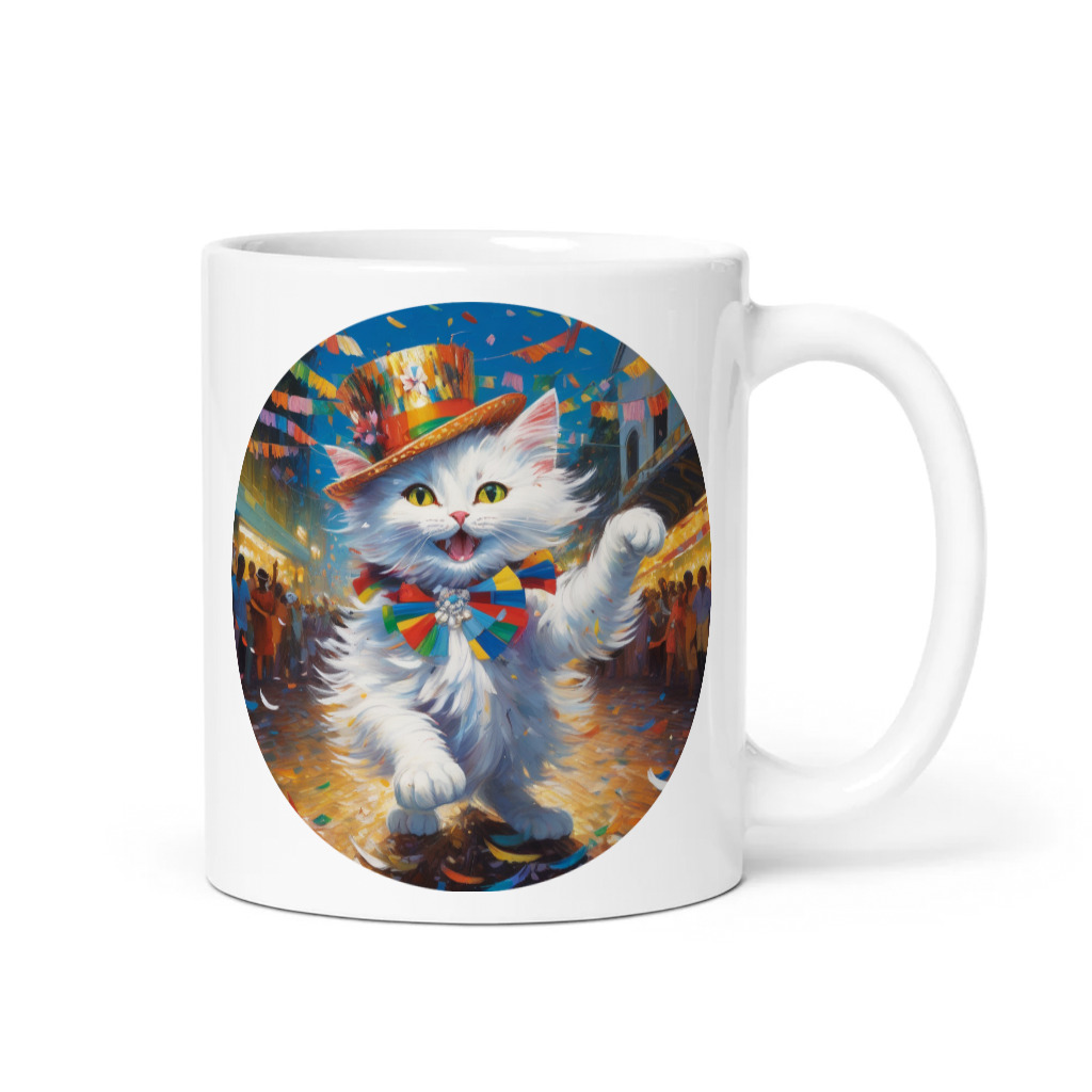 PugMug Custom White Companion Cat Mug