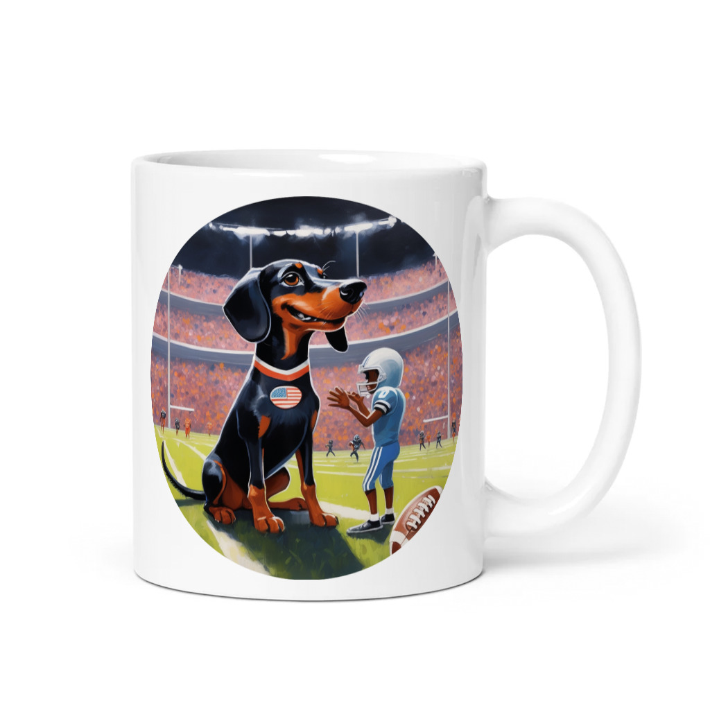 PugMug Custom Black Dachshund Mug
