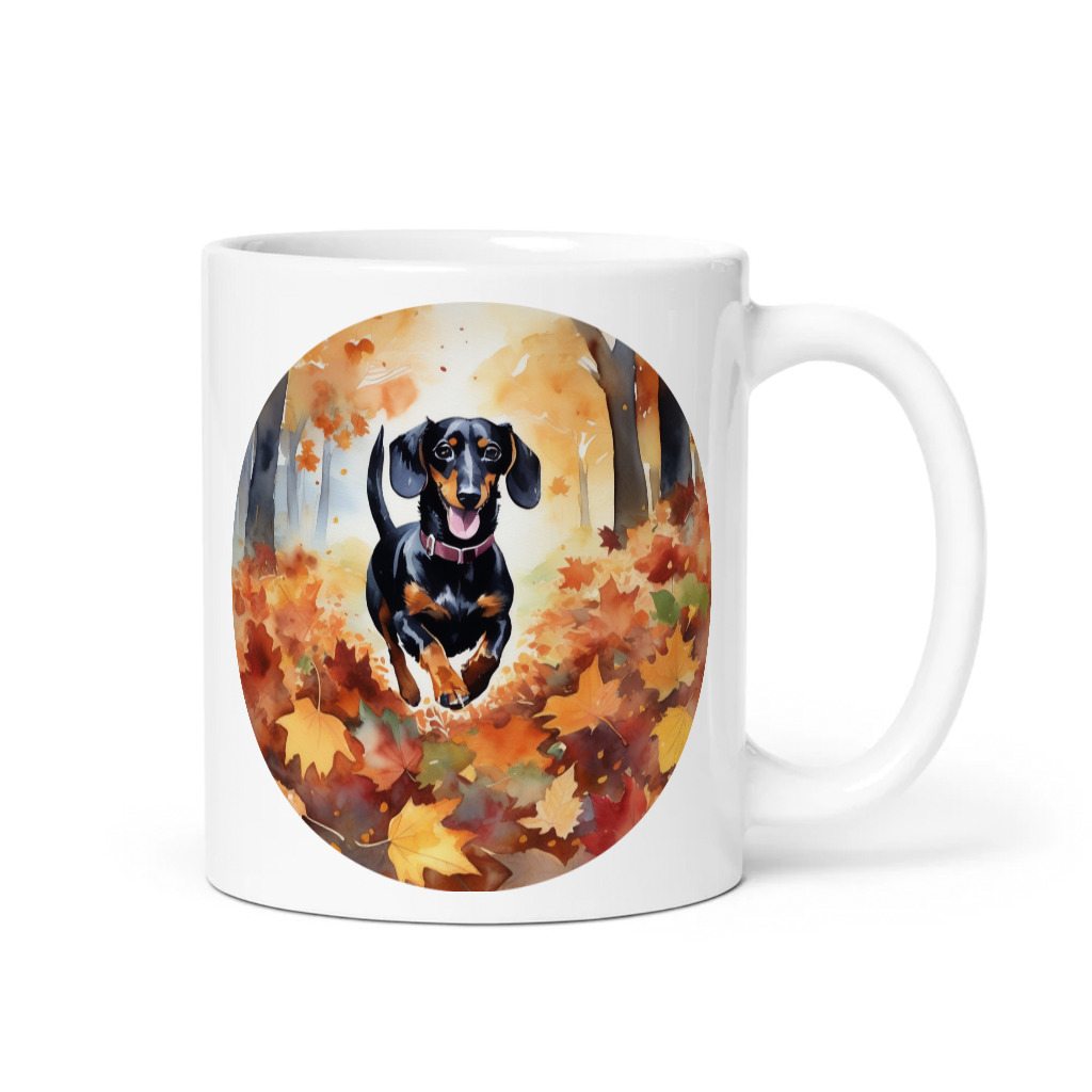 PugMug Custom Black Dachshund Mug