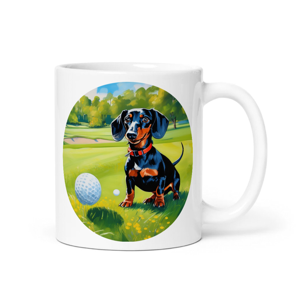 PugMug Custom Black Dachshund Mug