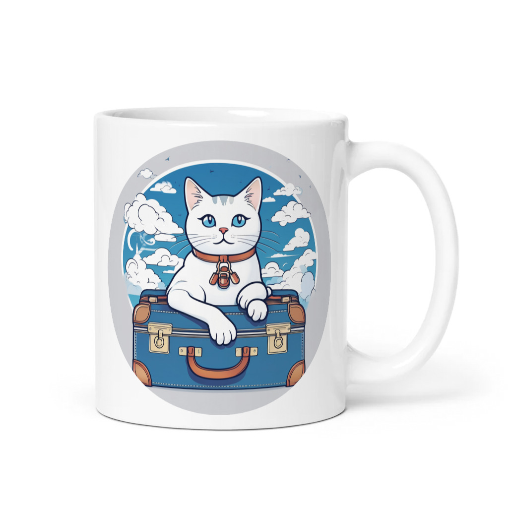 PugMug Custom White Companion Cat Mug