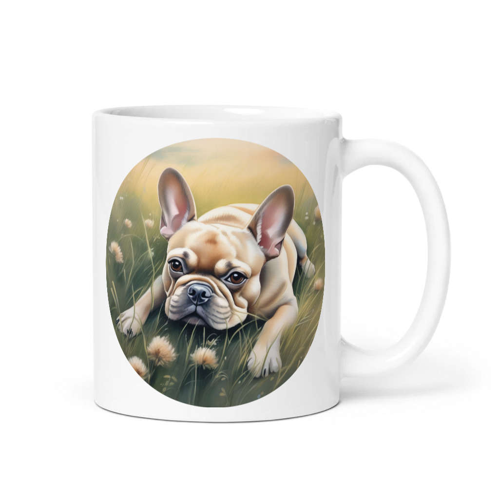 PugMug Custom Tan French Bulldog Mug