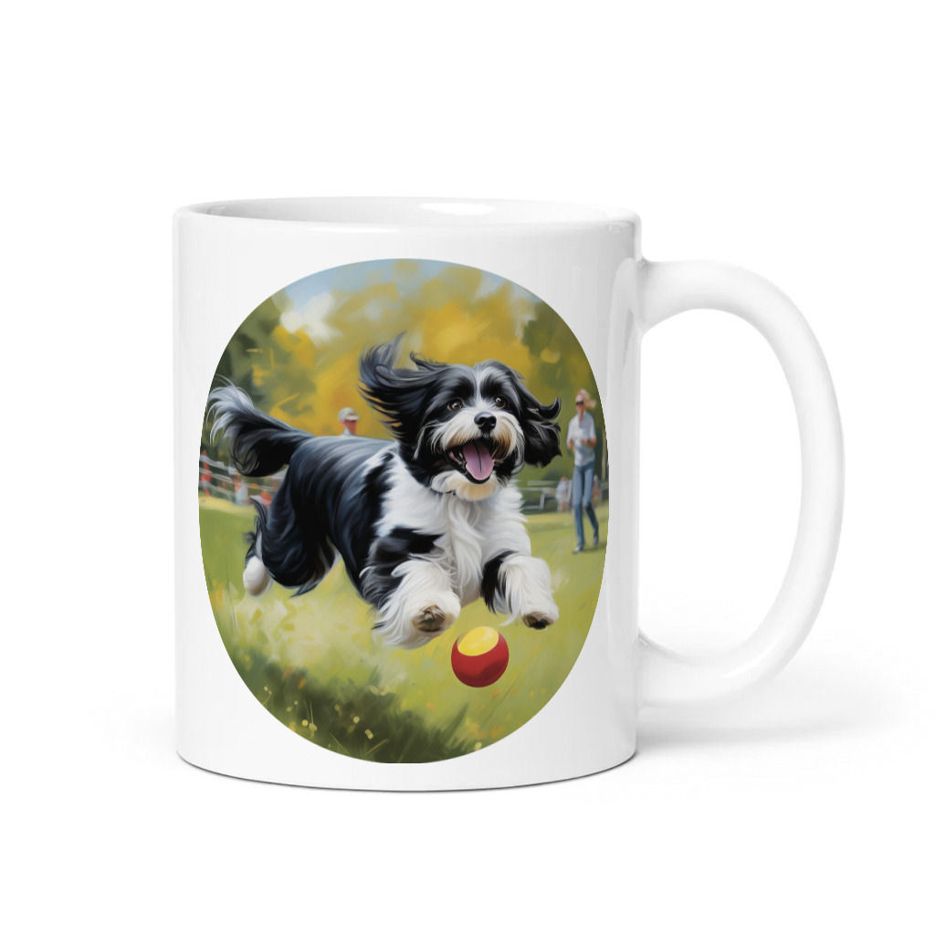 PugMug Custom Black-and-white Havanese Dog Mug