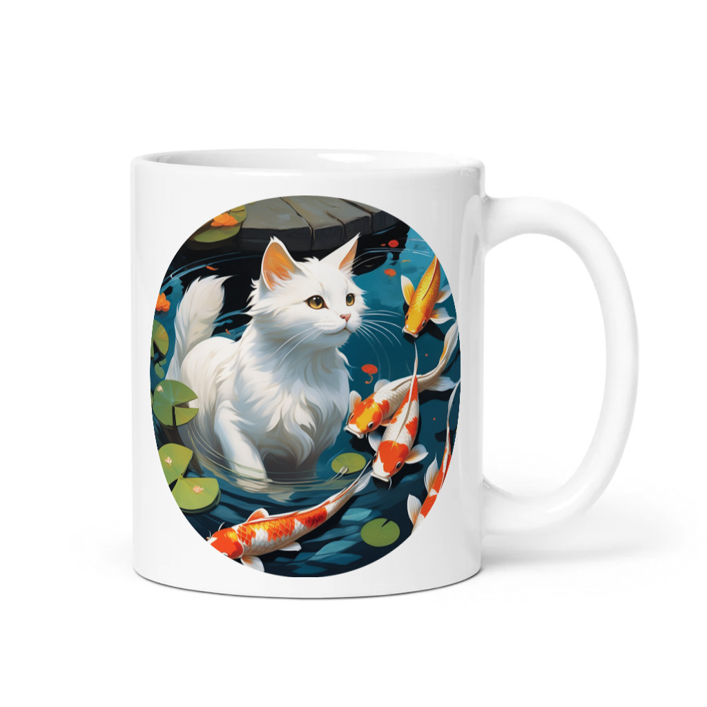 PugMug Custom White Companion Cat Mug