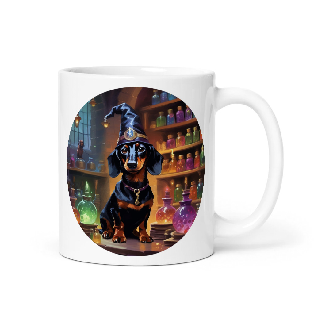 PugMug Custom Black Dachshund Mug