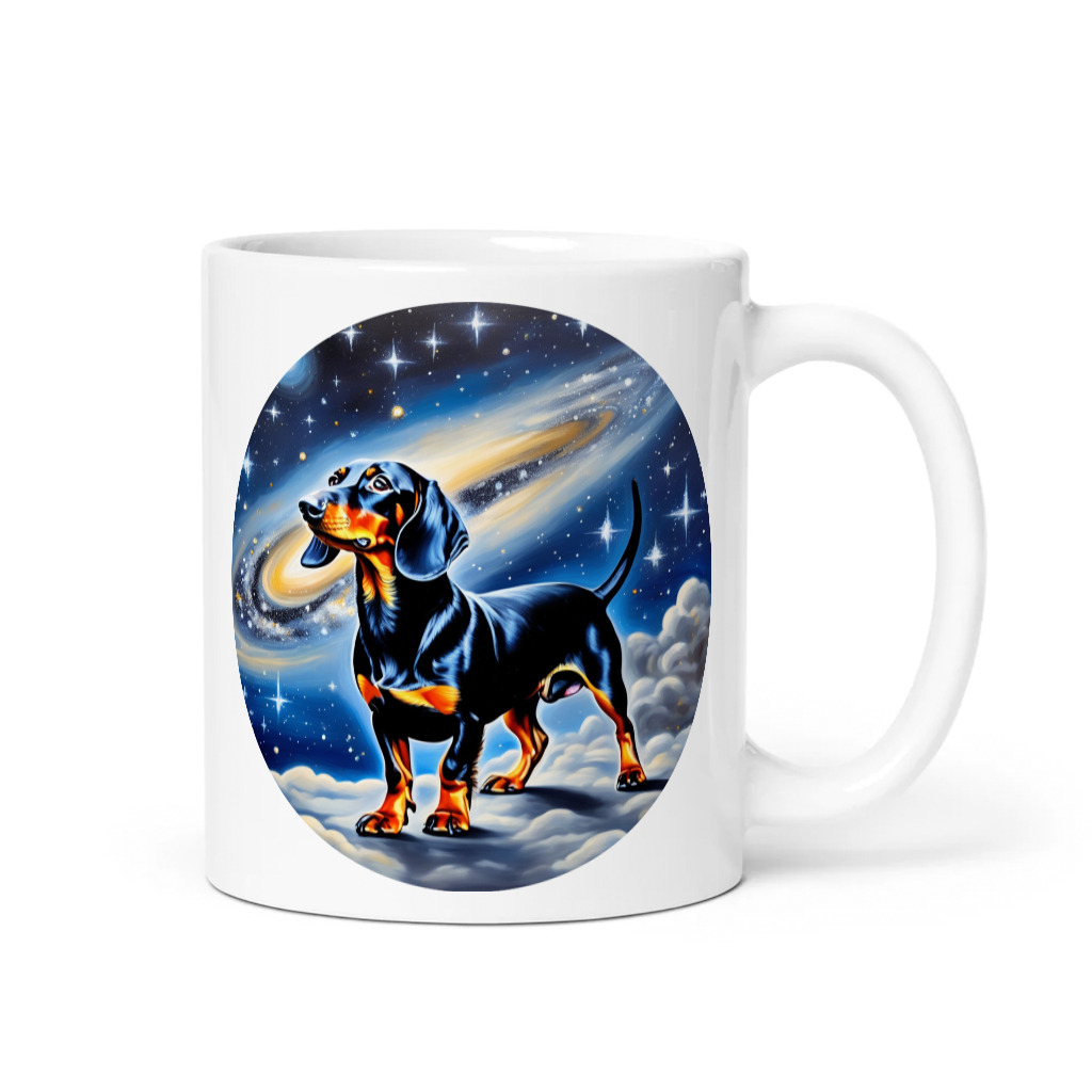 PugMug Custom Black Dachshund Mug