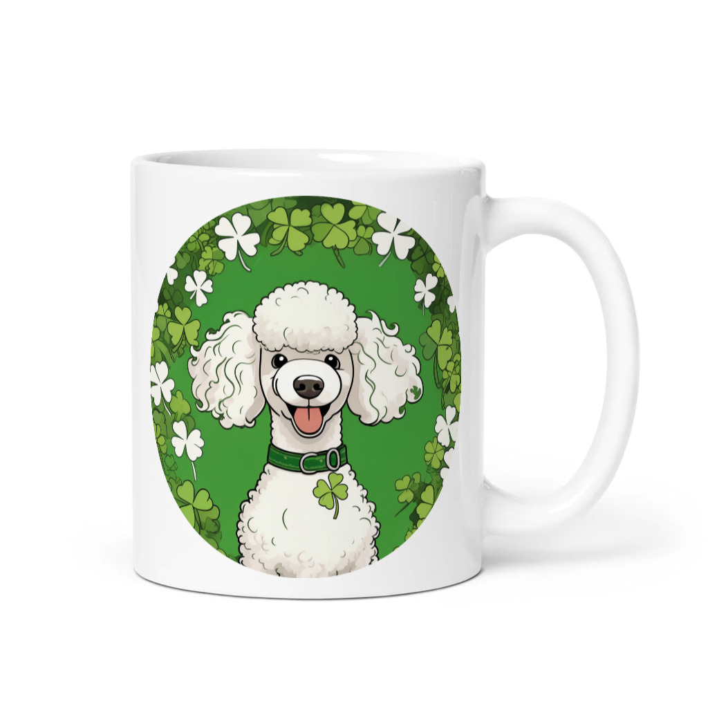 PugMug Custom White Poodle Mug