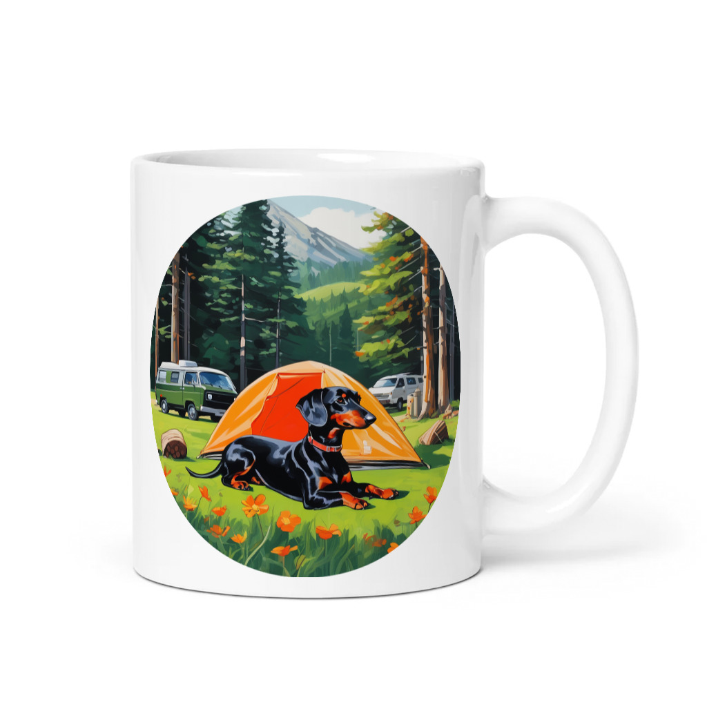 PugMug Custom Black Dachshund Mug