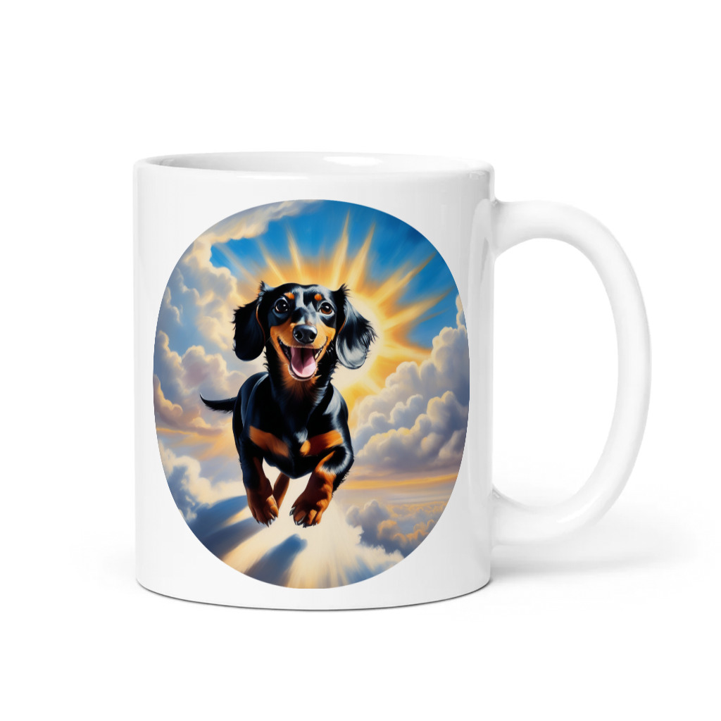 PugMug Custom Black Dachshund Mug