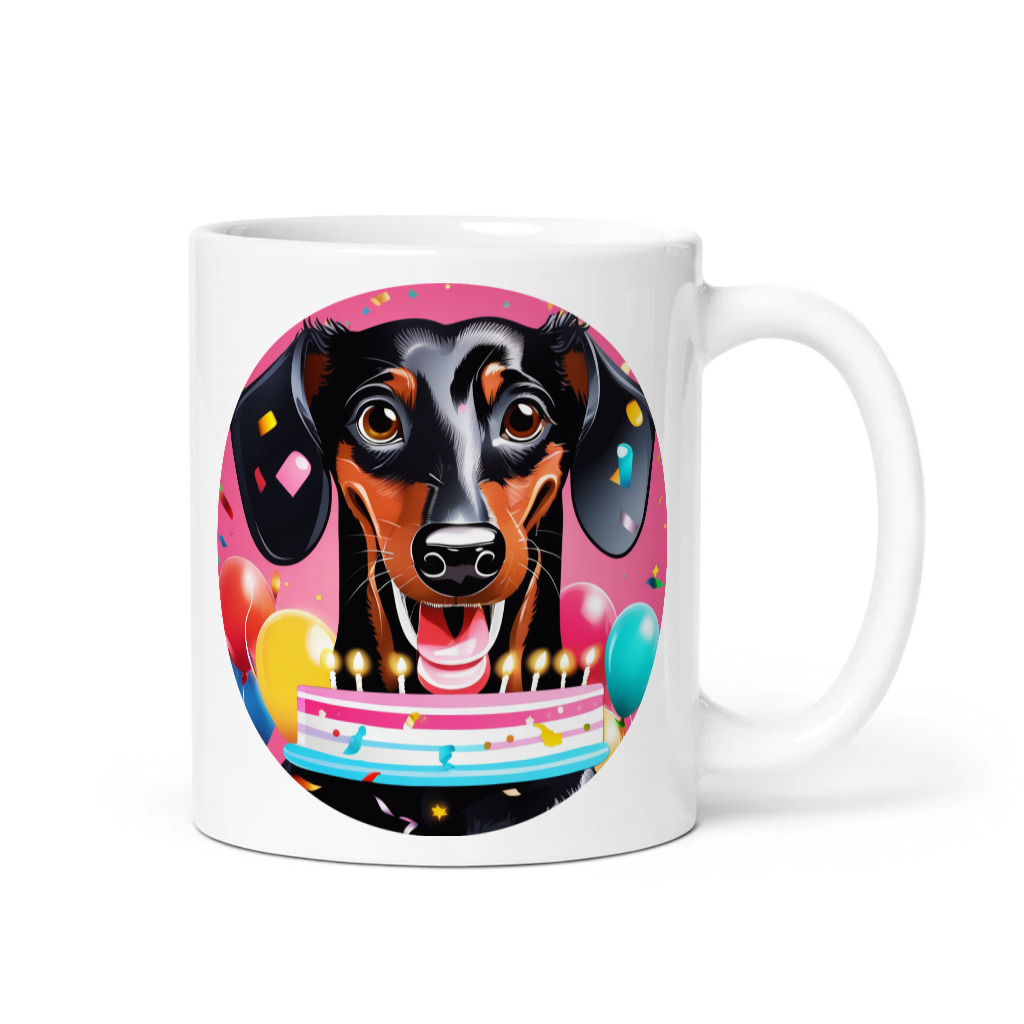 PugMug Custom Black Dachshund Mug
