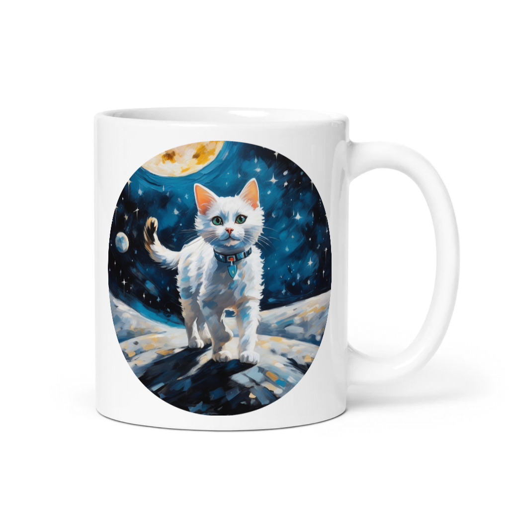 PugMug Custom White Companion Cat Mug