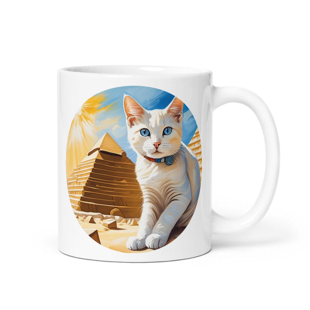 PugMug Custom White Companion Cat Mug