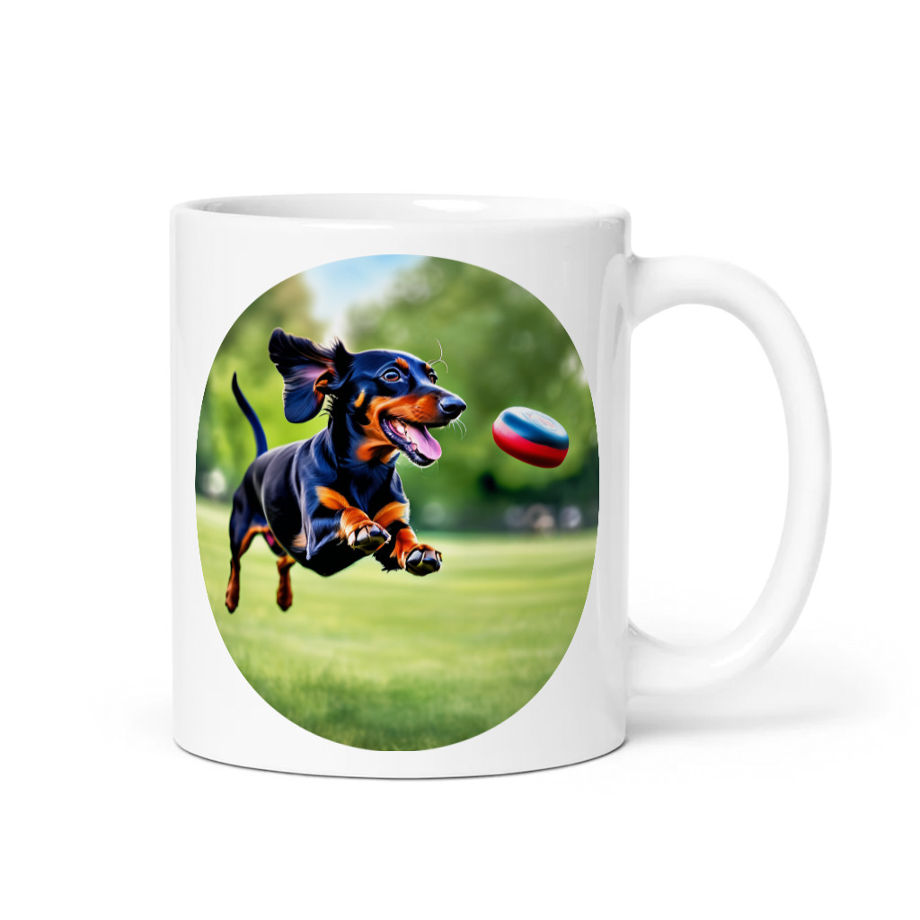 PugMug Custom Black Dachshund Mug