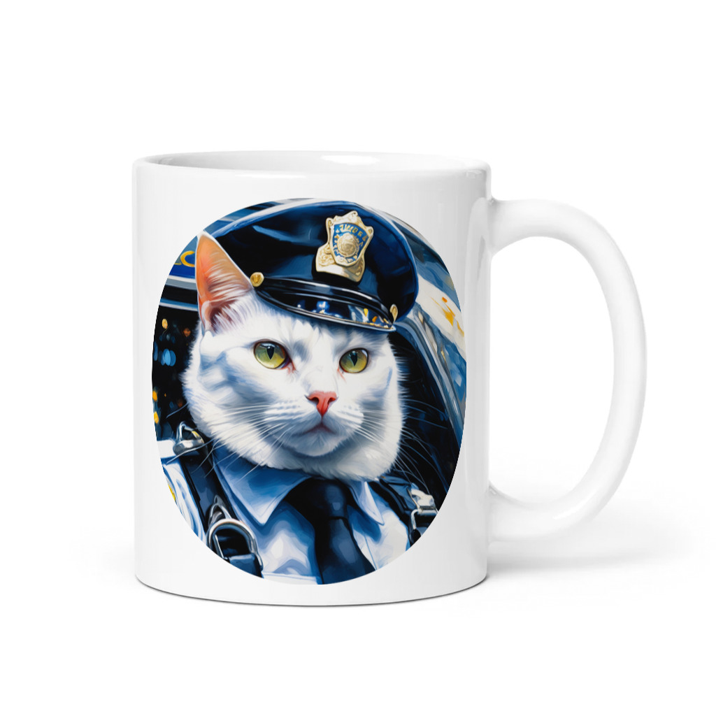 PugMug Custom White Companion Cat Mug