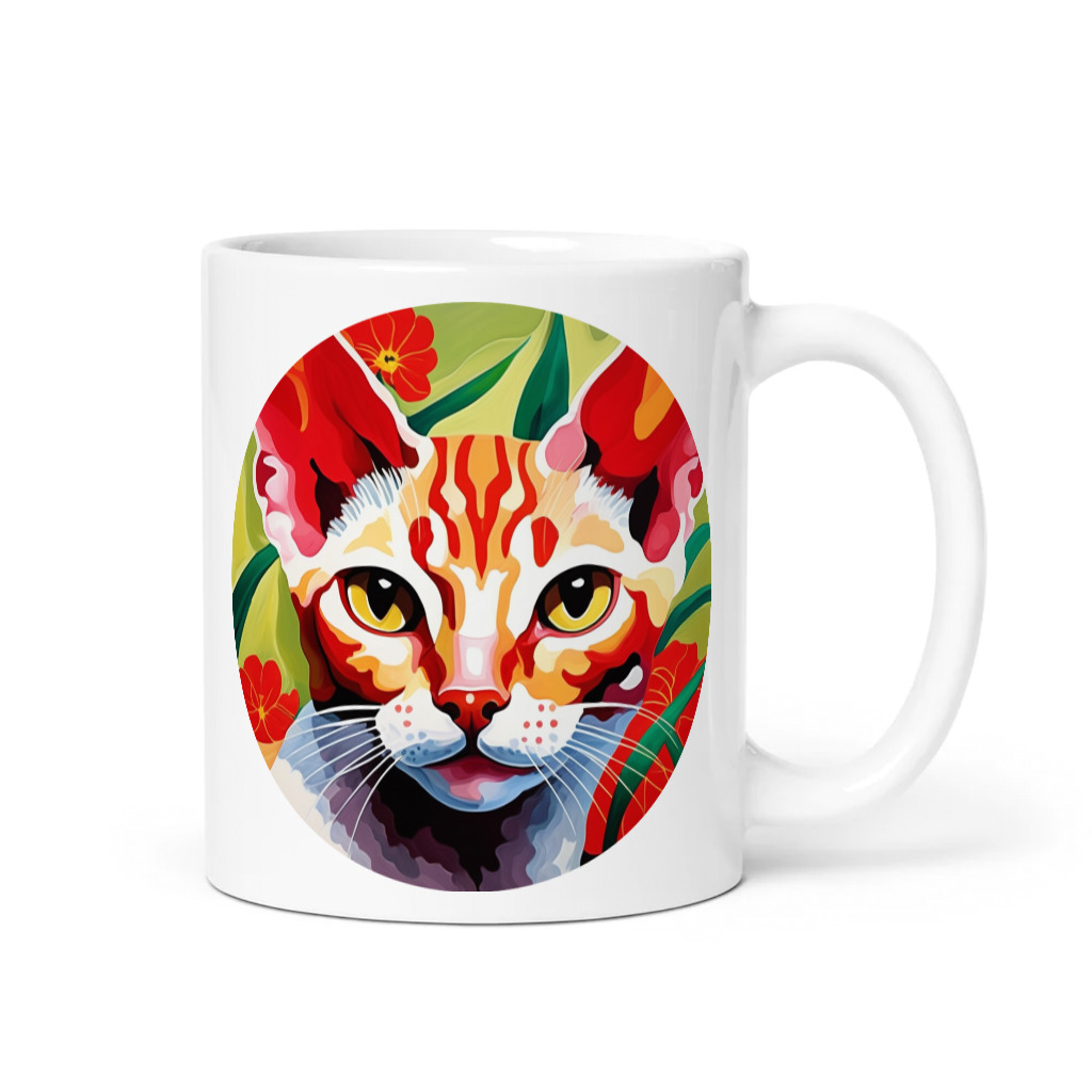 PugMug Custom Tabby Devon Rex Cat Mug