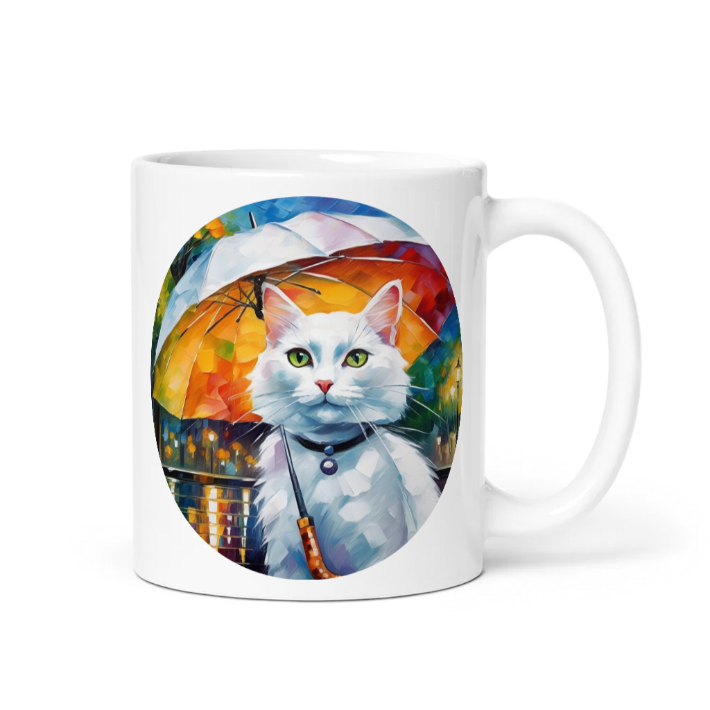 PugMug Custom White Companion Cat Mug