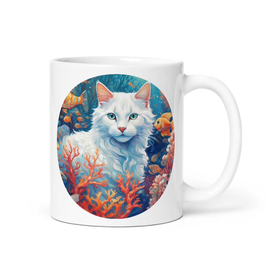 PugMug Custom White Companion Cat Mug