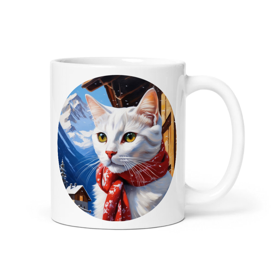 PugMug Custom White Companion Cat Mug