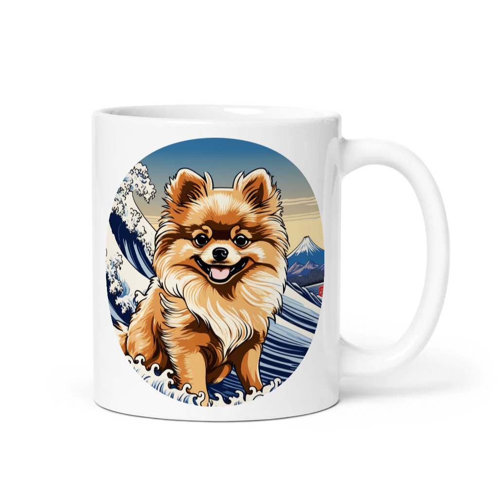 PugMug Custom Tan Pomeranian Mug