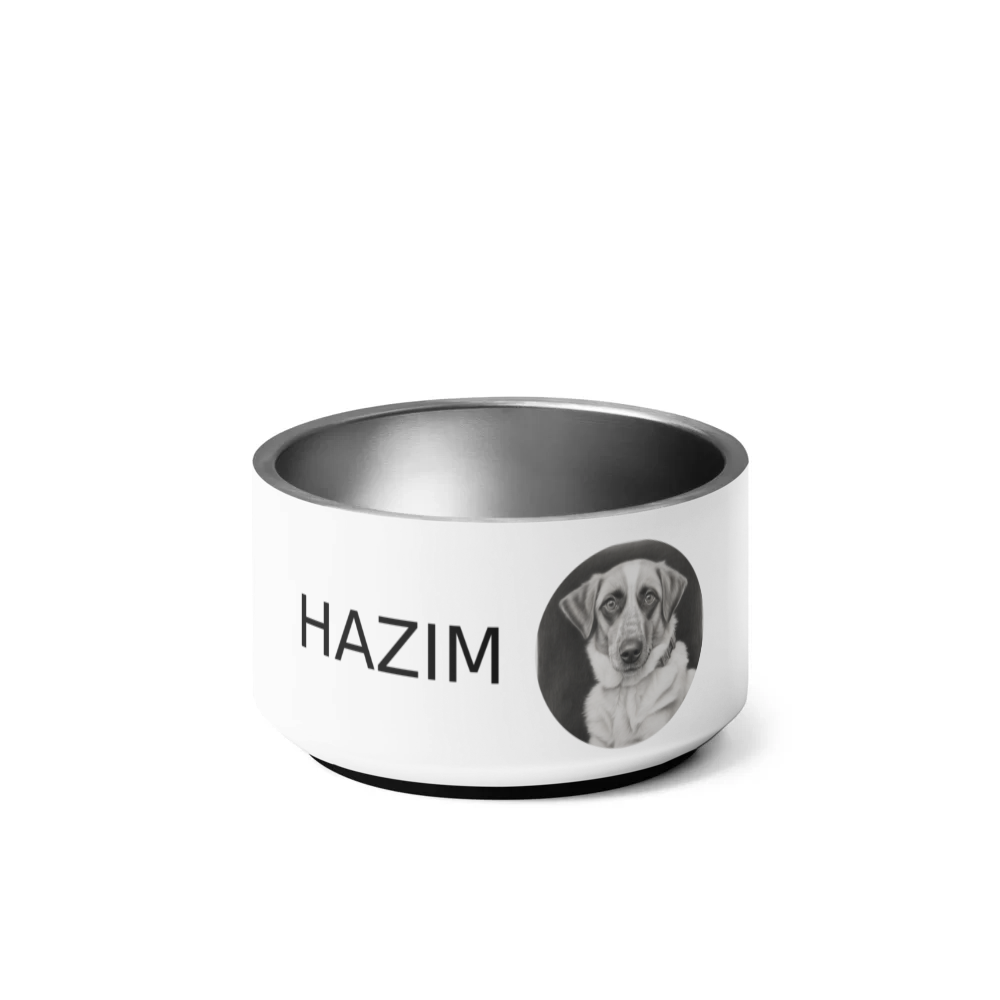 PugMug Custom Hazim Pet Bowl